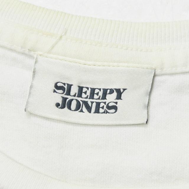 スリーピージョーンズ SLEEPY JONES アメリカ製 プリントクルーネックTシャツ XS ホワイト 半袖 コットン PROUVE トップス |  | 02