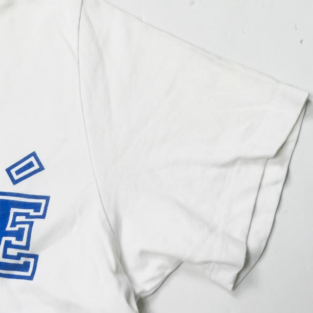 スリーピージョーンズ SLEEPY JONES アメリカ製 プリントクルーネックTシャツ XS ホワイト 半袖 コットン PROUVE トップス |  | 06
