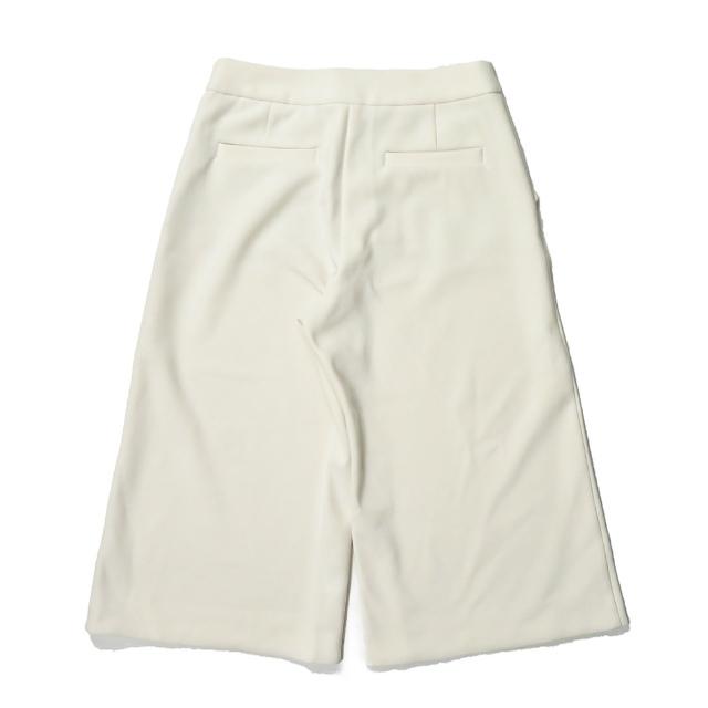 デミルクス ビームス Demi-Luxe BEAMS 日本製 ボンディングAラインパンツ 68-23-0378-152 36 ベージュ クロップド ボトムス |  | 01