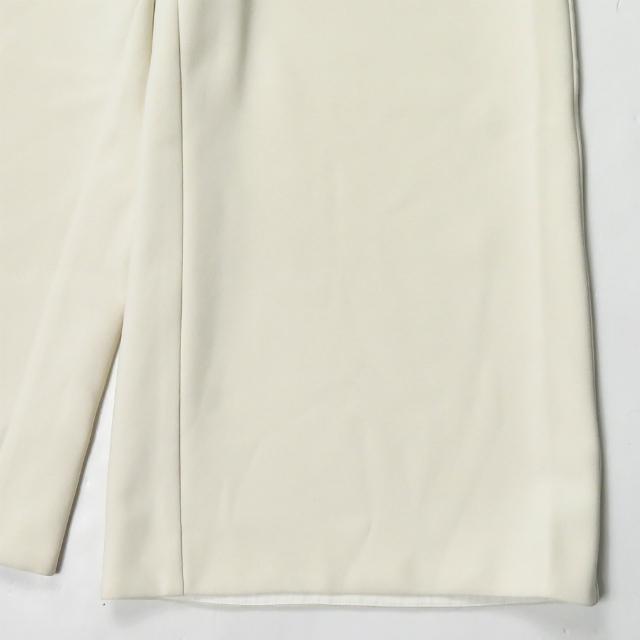 デミルクス ビームス Demi-Luxe BEAMS 日本製 ボンディングAラインパンツ 68-23-0378-152 36 ベージュ クロップド ボトムス |  | 08