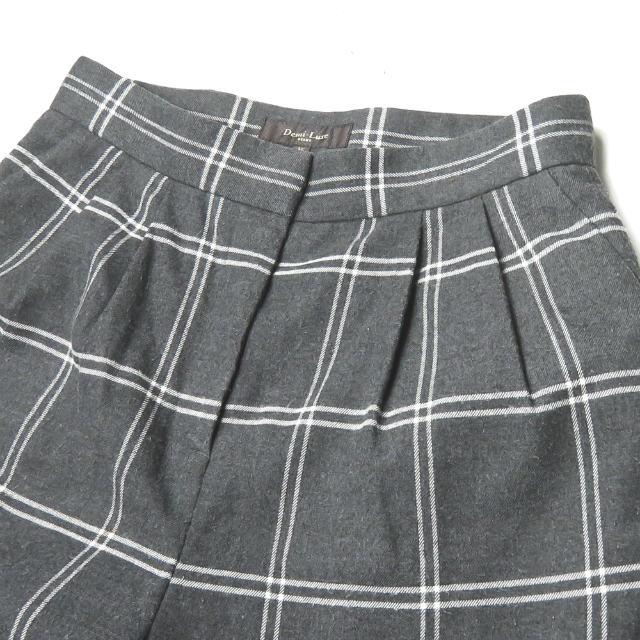 Demi-Luxe BEAMS デミルクス ビームス ウィンドウペーンワイドクロップドパンツ 68-23-0162-126 36 スラックス チェック ☆☆lc29805 |  | 03
