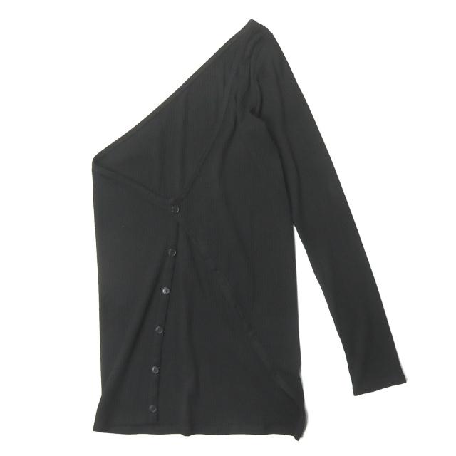 リトルスージー little Suzie 19AW Asymmetry Ensemble Rib Tops