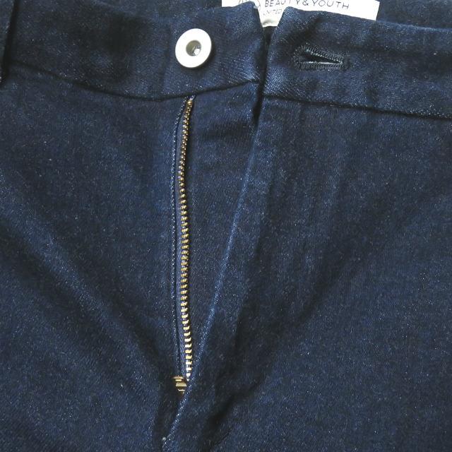 ビューティーアンドユース ユナイテッドアローズ BEAUTY&YOUTH UNITED ARROWS デニムクロップド９分丈ガウチョパンツ 1614-217-3988 M ネイビー ストレッチ |  | 03