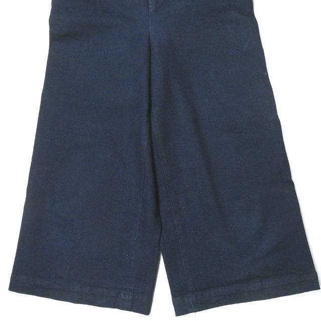 ビューティーアンドユース ユナイテッドアローズ BEAUTY&YOUTH UNITED ARROWS デニムクロップド９分丈ガウチョパンツ 1614-217-3988 M ネイビー ストレッチ |  | 06