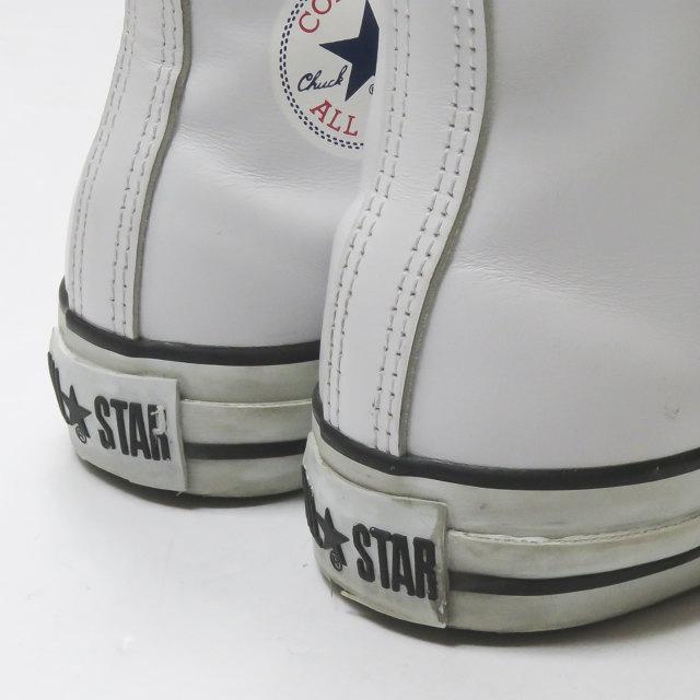 コンバース CONVERSE LEA ALL STAR HI レザーオールスター ハイカット 1B907 US4(23cm) ホワイト スニーカー シューズ |  | 10