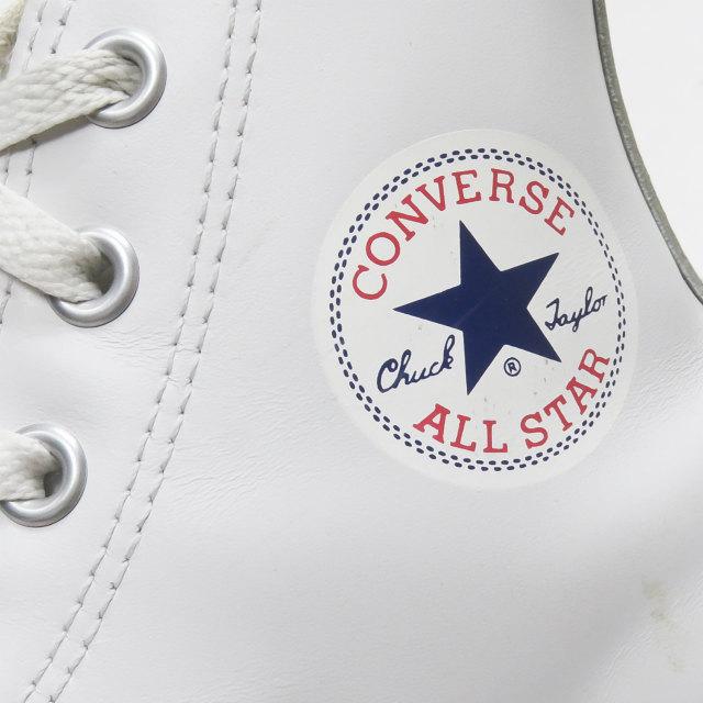 コンバース CONVERSE LEA ALL STAR HI レザーオールスター ハイカット 1B907 US4(23cm) ホワイト スニーカー シューズ |  | 11