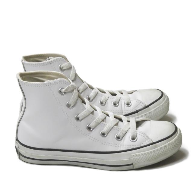 コンバース CONVERSE LEA ALL STAR HI レザーオールスター ハイカット 1B907 US4(23cm) ホワイト スニーカー シューズ |  | 03