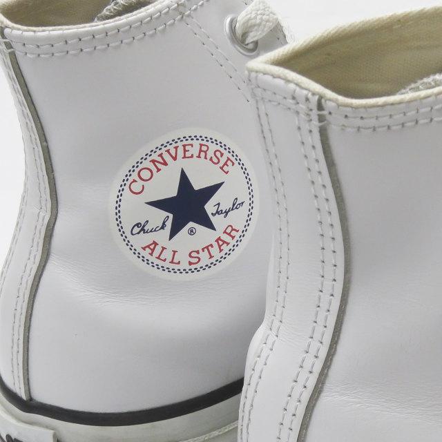 コンバース CONVERSE LEA ALL STAR HI レザーオールスター ハイカット 1B907 US4(23cm) ホワイト スニーカー シューズ |  | 09