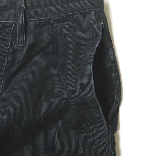 エィス A 日本製 コーデュロイクロップドパンツ 2 ブラック サルエル テーパード ボトムス |  | 04