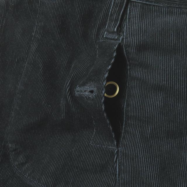 エィス A 日本製 コーデュロイクロップドパンツ 2 ブラック サルエル テーパード ボトムス |  | 05