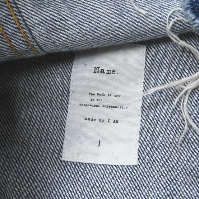 Name. ネーム 18SS 日本製 3rdタイプ デニムジャケット W-NMJK-18SS
