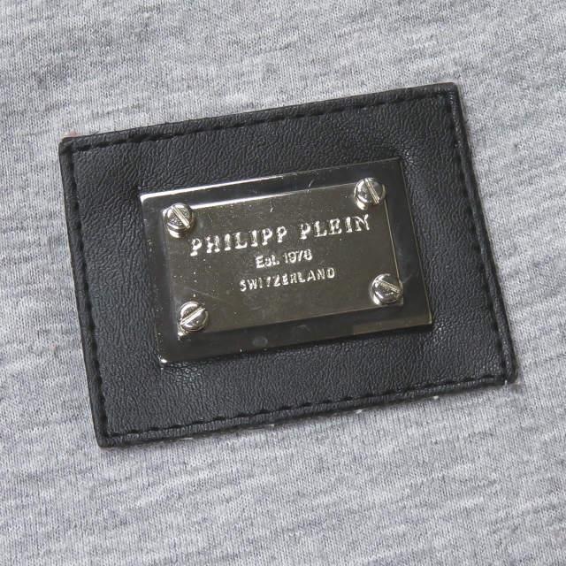 フィリッププレイン PHILIPP PLEIN ミッキー ラインストーンペイントTシャツ S グレー 半袖 トップス |  | 08