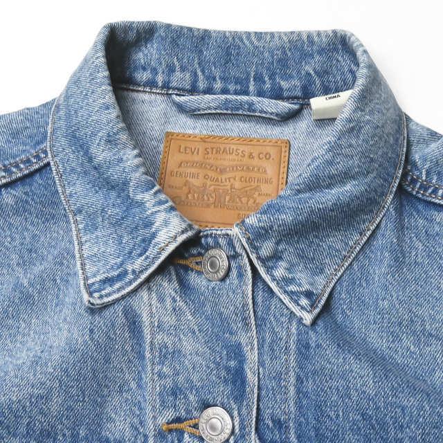 リーバイス Levi's EX ボーイフレンド トラッカージャケット 29944-0055 M SOFT AS BUTTER MID(ライトインディゴ) Gジャン 3rd デニムジャケット BIG E |  | 03