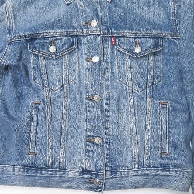 リーバイス Levi's EX ボーイフレンド トラッカージャケット 29944-0055 M SOFT AS BUTTER MID(ライトインディゴ) Gジャン 3rd デニムジャケット BIG E |  | 04