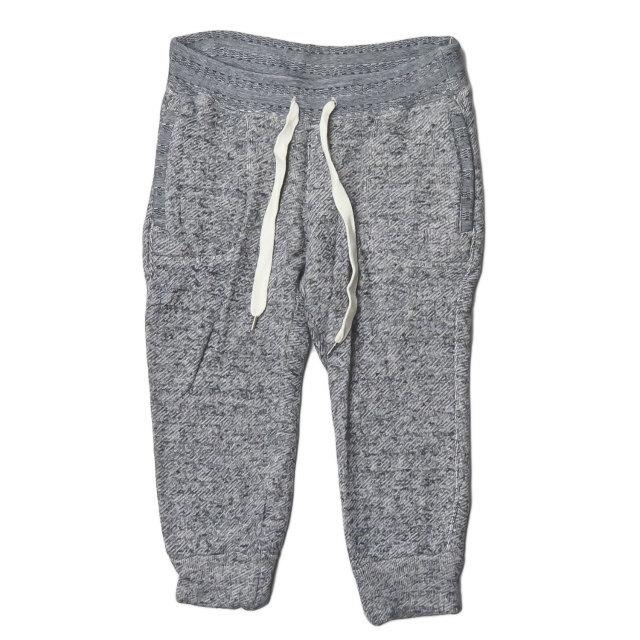シーグリーン Seagreen 日本製 コットンリネンスウェットクロップドパンツ LSG13S5511 01 グレー イージー メランジ ボトムス | 
