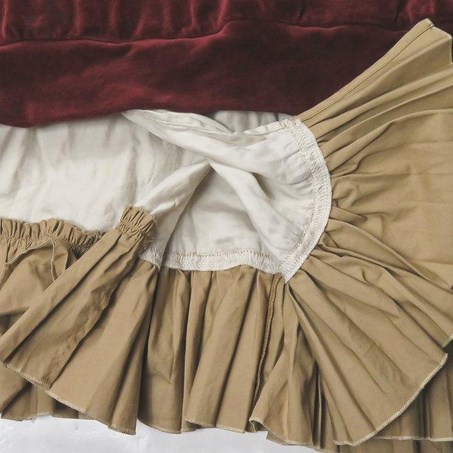 SueUNDERCOVER スーアンダーカバー 17SS 裾プリーツ巻きスカート MIXベロアカットソー SUS1805 1 異素材 レイヤード ワンピース lc30265 |  | 06