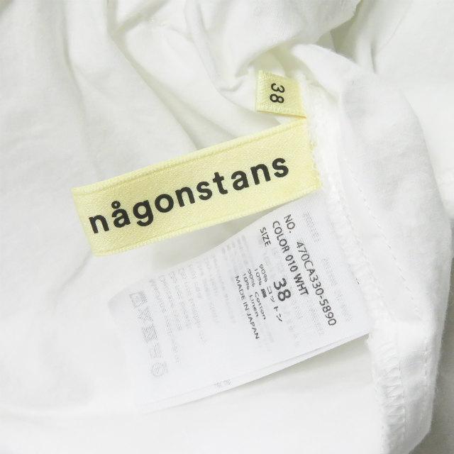ナゴンスタンス nagonstans 19AW 日本製 コットンリネン バルーンスリーブチュニック 470CA330-5890 38 ホワイト ギャザー ブラウス ENFOLD トップス |  | 02