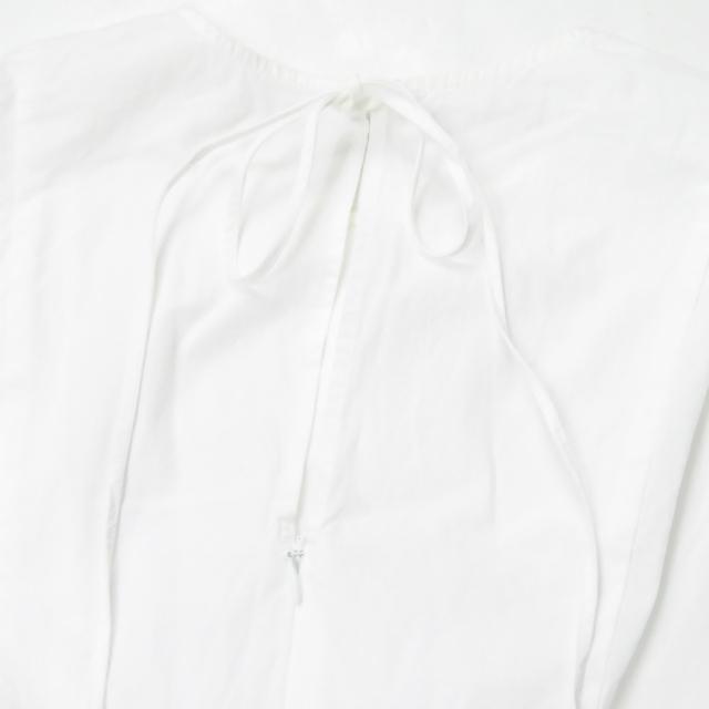 ナゴンスタンス nagonstans 19AW 日本製 コットンリネン バルーンスリーブチュニック 470CA330-5890 38 ホワイト ギャザー ブラウス ENFOLD トップス |  | 06