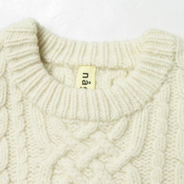ナゴンスタンス nagonstans 19AW ケーブル編みニットベスト 470CA870-6400 38 ホワイト ウール ENFOLD トップス |  | 03