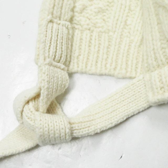 ナゴンスタンス nagonstans 19AW ケーブル編みニットベスト 470CA870-6400 38 ホワイト ウール ENFOLD トップス |  | 07