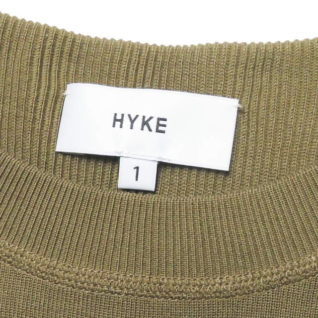ハイク HYKE 18SS SWEATER DRESS サイドスリットニットワンピース 181 