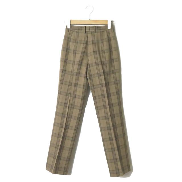 オーラリー AURALEE 19AW 日本製 WOOL SERGE CHECK SLACKS オーラリー AURALEE 19AW 日本製 WOOL SERGE CHECK SLACKS