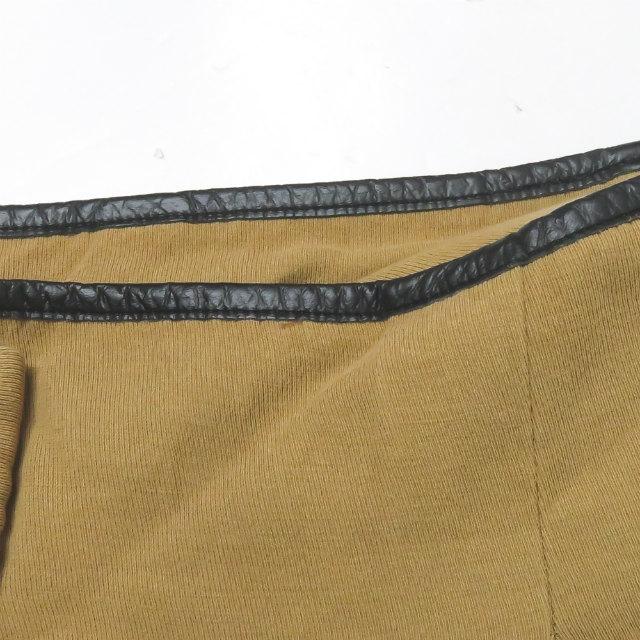 6 ROKU BEAUTY＆YOUTH UNITED ARROWS ロク 19SS 日本製 PIPING LEATHER PANTS パイピングレザーパンツ 8614-202-0180 38 ワイド lc30318 |  | 03