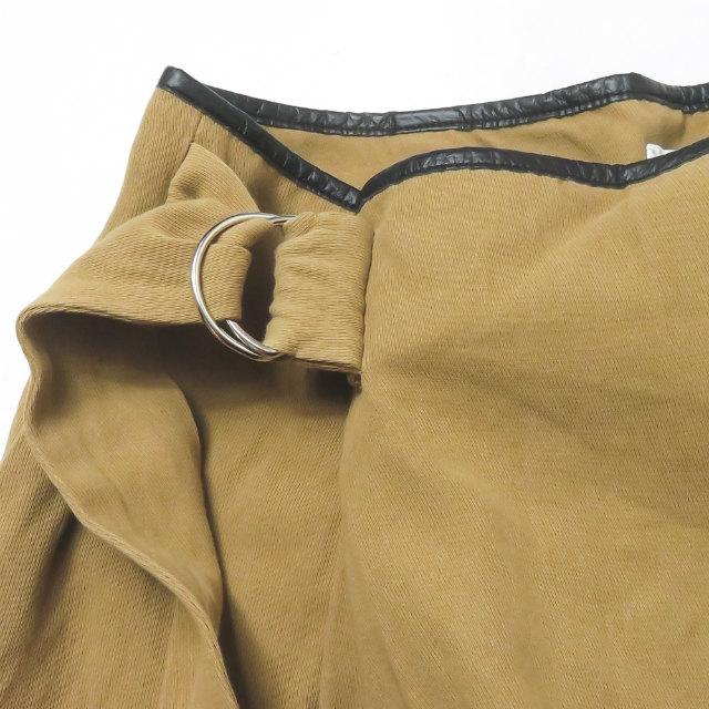 6 ROKU BEAUTY＆YOUTH UNITED ARROWS ロク 19SS 日本製 PIPING LEATHER PANTS パイピングレザーパンツ 8614-202-0180 38 ワイド lc30318 |  | 04