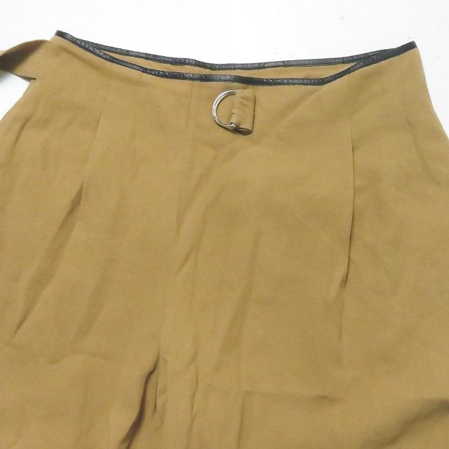 6 ROKU BEAUTY＆YOUTH UNITED ARROWS ロク 19SS 日本製 PIPING LEATHER PANTS パイピングレザーパンツ 8614-202-0180 38 ワイド lc30318 |  | 05