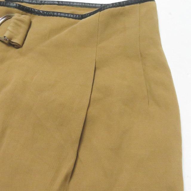 6 ROKU BEAUTY＆YOUTH UNITED ARROWS ロク 19SS 日本製 PIPING LEATHER PANTS パイピングレザーパンツ 8614-202-0180 38 ワイド lc30318 |  | 06