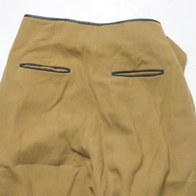 6 ROKU BEAUTY＆YOUTH UNITED ARROWS ロク 19SS 日本製 PIPING LEATHER PANTS パイピングレザーパンツ 8614-202-0180 38 ワイド lc30318 |  | 08