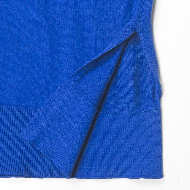 エンフォルド ENFOLD 19SS サイドスリット ニットタンクトップ 300CS670-2280 36 ブルー シルク/コットン ノースリーブ トップス |  | 05