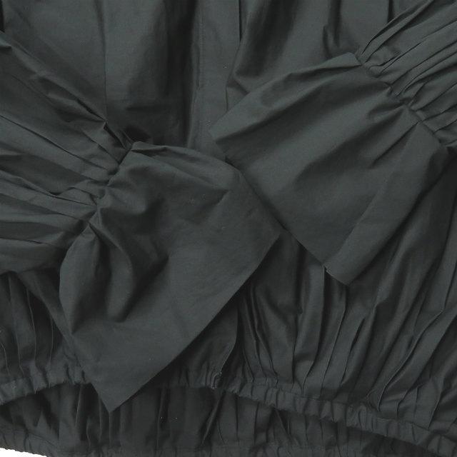 ENFOLD エンフォルド 19SS 日本製 ギャザープリーツブラウス 300CS130-2580 38 ブラック バルーンスリーブ ブルゾン トップス lc30328 |  | 06