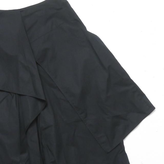 エンフォルド ENFOLD 19SS 日本製 ストレッチコットン レイヤードワイドパンツ 300CS331-2130 38 ブラック ボトムス |  | 05