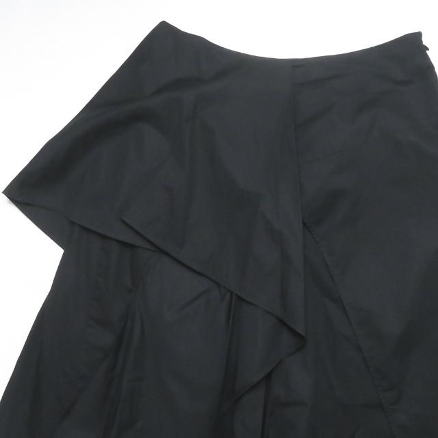 エンフォルド ENFOLD 19SS 日本製 ストレッチコットン レイヤードワイドパンツ 300CS331-2130 38 ブラック ボトムス |  | 06