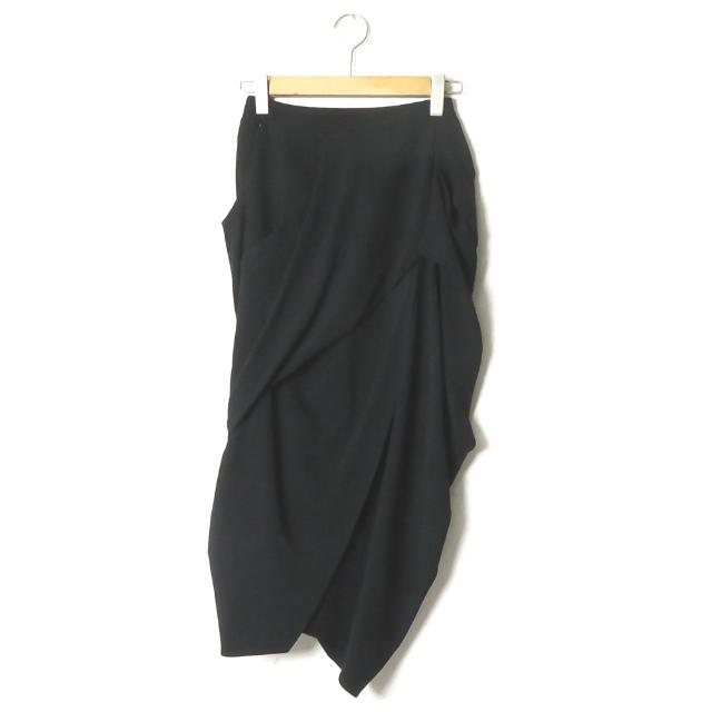 エンフォルド ENFOLD 20SS AC ダブルクロスドレープスカート 300DS331  