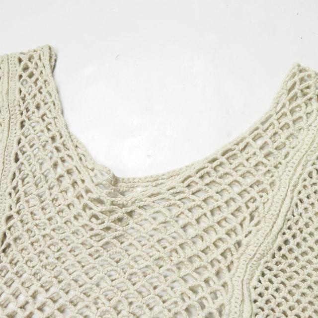 Little Suzie Macrame Vneck Pullover マクラメ ニット | endageism.com
