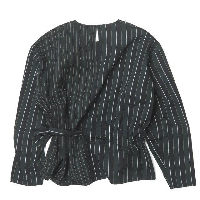 サワタカイ sawa takai 16AW 日本製 サイドリボンコットンブラウス FW16-3023 XS グリーン プルオーバー シャツ トップス |  | 01