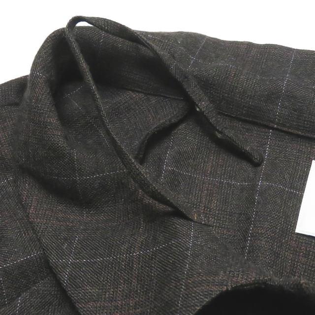 CRY. クライ 17AW 日本製 ウールベルテッドロングチェスターコート MH17F-09D32 1 ブラウン チェック アウター lc30371 |  | 03