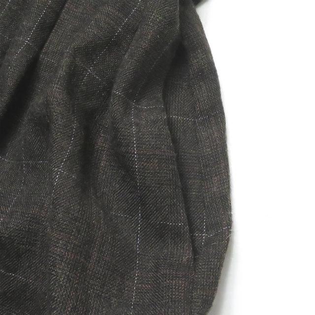 CRY. クライ 17AW 日本製 ウールベルテッドロングチェスターコート MH17F-09D32 1 ブラウン チェック アウター lc30371 |  | 09