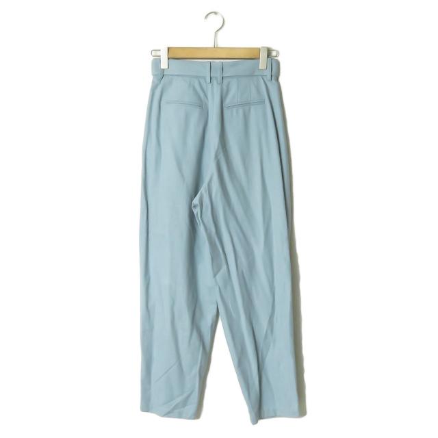 ADAM ET ROPE アダムエロペ 20SS コットンシルクヘリンボーンパンツ GAS60010 36 サックス ベルテッド タック ボトムス lc30398 |  | 01