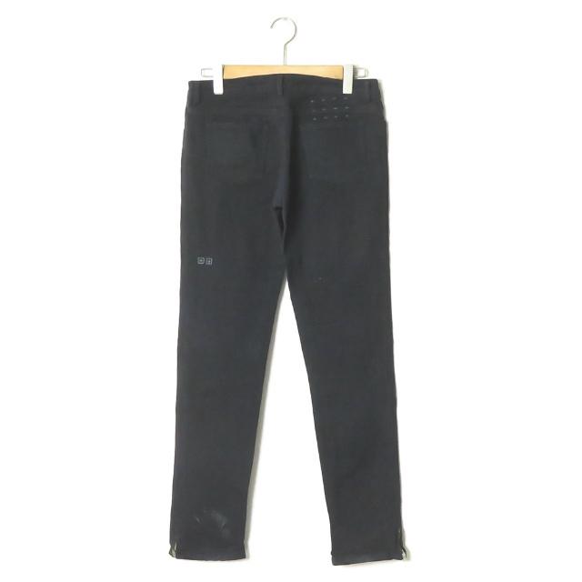 スビ TSUBI Super Skinny ダメージ加工 ストレッチスキニーデニムパンツ WJ2072-DS aus/14 ブラック KSUBI 裾ジップ ボトムス |  | 01