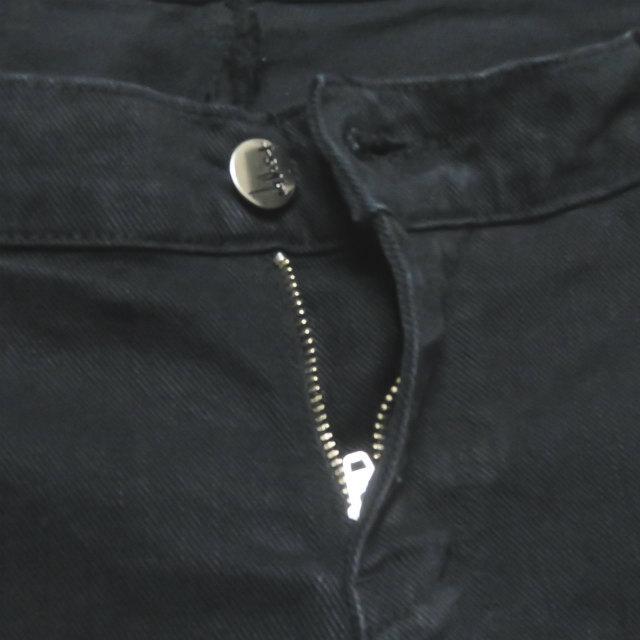スビ TSUBI Super Skinny ダメージ加工 ストレッチスキニーデニムパンツ WJ2072-DS aus/14 ブラック KSUBI 裾ジップ ボトムス |  | 04