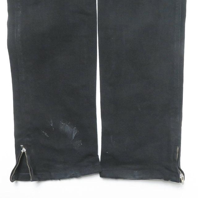 スビ TSUBI Super Skinny ダメージ加工 ストレッチスキニーデニムパンツ WJ2072-DS aus/14 ブラック KSUBI 裾ジップ ボトムス |  | 09