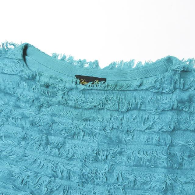 新品！未使用！Drawer ドゥロワー 18Gコットンボーダーニット カットソー Drawer ドゥロワー コットン 18Gボーダー プルオーバー カットソー