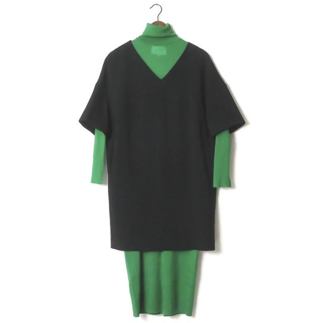 ENFOLDエンフォルドニットレイヤードワンピース36