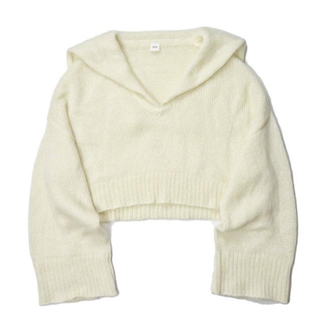 エリン ELIN Mohair sailor po モヘアセーラープルオーバー 11805-15-0769 00 オフホワイト セーター ニット トップス | 
