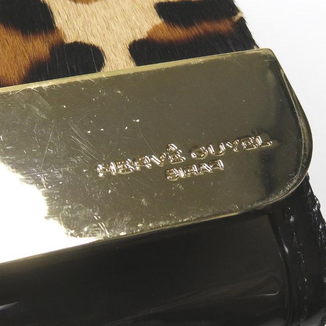 HERVE GUYEL エルベガイエル イタリア製 ポニーヘア ビニールチェーンバッグ ベージュ ミニショルダー カバン lc30532 |  | 04