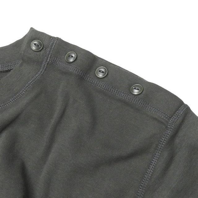 カルドファブリカ Cardo Fabrica 20フライス起毛 肩ボタンロングプルオーバー 3401CT002201 フリー チャコール 長袖 Tシャツ トップス |  | 04