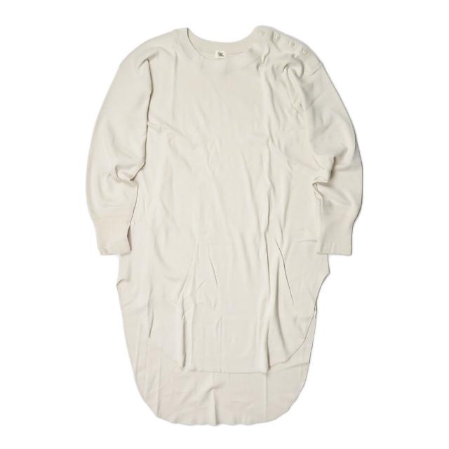 カルドファブリカ Cardo Fabrica 20フライス起毛 肩ボタンロングプルオーバー 3401CT002201 フリー アイボリー 長袖 Tシャツ トップス | 